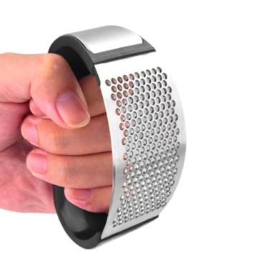 Imagem de Amassador de Alho Manual Triturador de Legumes Batata Espremedor Ralador para Cozinha para Amassar