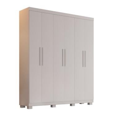 Imagem de Guarda Roupa Sevilha 6 Portas 4 Gavetas Com Nicho - Benetil