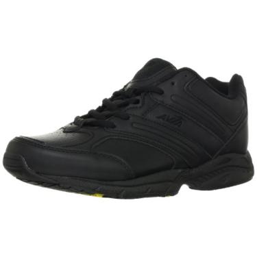 Imagem de AVIA Tênis de caminhada feminino A325W, Preto/prata/amarelo, 6