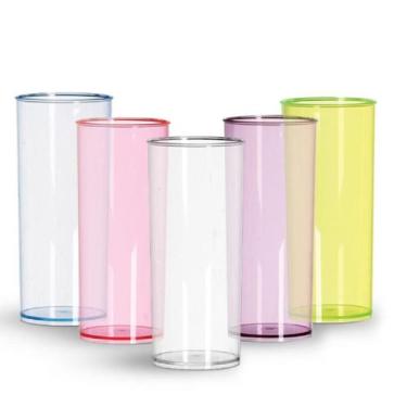 Imagem de Copo Longo Drink Bebidas Festas Ps Cristal 360Ml - Três Triângulos