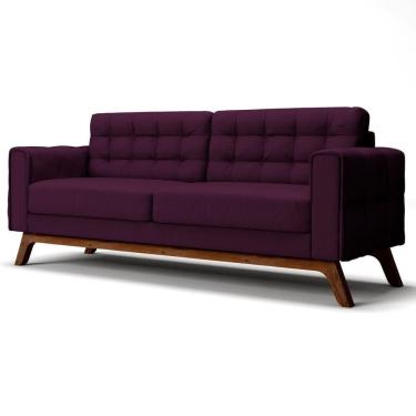 Imagem de Sofá 150 Cm 2 Lugares Sandero C-292 Veludo Uva - Domi
