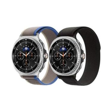 Imagem de Pulseira Esportiva De Nylon Para Samsung Galaxy Watch 8 40mm 44mm 46mm
