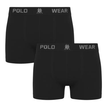 Imagem de Kit 2 Cuecas Boxer Polo Wear Masculina