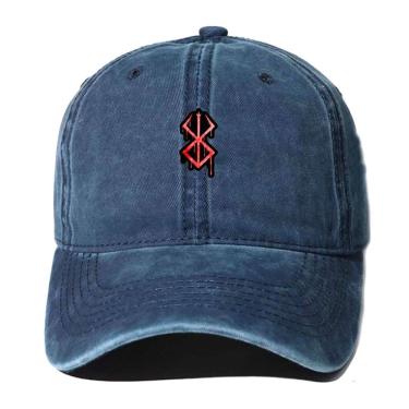 Imagem de Boné de beisebol Berserks Anime Snapback Hat Denim para adultos