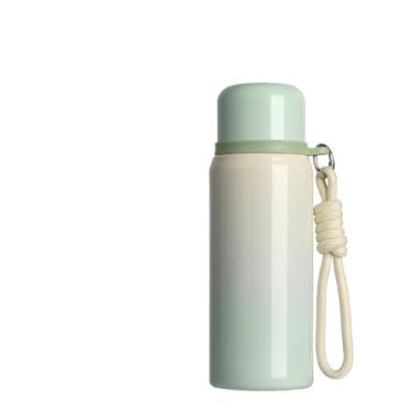 Imagem de Copo Térmico de Aço Inoxidável 500ml com Filtro Aprimorado - Isolamento 5 Camadas, Tampa Anti-Vazamento, Ideal para Café Gelado, Chá e Bebidas (Coral Verde,500ml)