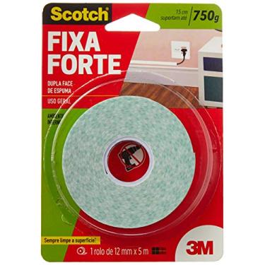 Imagem de Fita Dupla Face 3M Scotch Fixa Forte Espuma - 12 mm x 5 m
