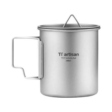 Imagem de Copo De Chá E Café Portátil De Titânio Leve E Dobrável Para Camping, C