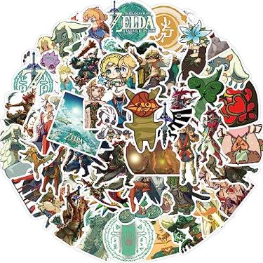 Imagem de 50pcs The Legend of Zelda Stickers for Kids, Hot Cartoon Anime Vinyl Sticker for Water Bottle Laptop Phone Scrapbooking Journaling for Adults Teens for Party Supply Favor (Zelda)