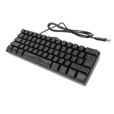 Imagem de GOWENIC Teclado Mecânico para Jogos, Layout Compacto Com 61 Teclas, Incrível Teclado para Jogos RGB, Com Tecnologia Anti-fantasma e Alta Resposta (Preta)