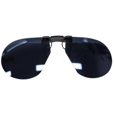 Imagem de XIYANGYANG Óculos de sol polarizados de encaixe para óculos de grau, proteção UV400, lentes leves e antirreflexo, Azul, 55mm
