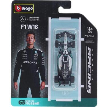 Imagem de Miniatura - 1:64 - F1 Mercedes AMG W16 George Russel 2025 - Bburago 58