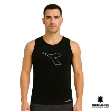 Imagem de Regata Diadora Big Logo Icon Masculina - Preto XGG-Masculino