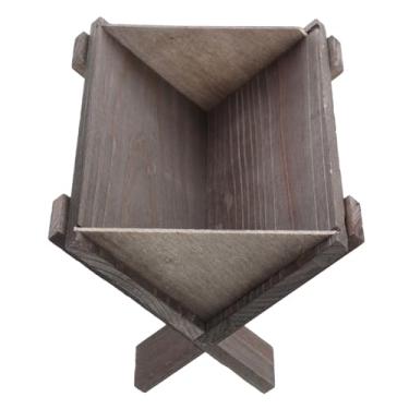 Imagem de ULTECHNOVO Presépio de madeira Jesus manjedoura decoração religiosa de Natal para enfeite de feriado de igreja adereço de cabine de fotos representação de nascimento fiel