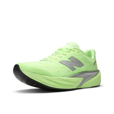 Imagem de New Balance Fuelcell Rebel V5 Tênis de corrida masculino, Azul claro/verde laboratório/prata metálico, 17 Wide