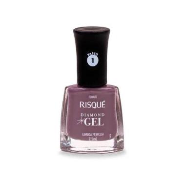 Imagem de Esmalte Risqué Diamond Gel Lavanda Francesa