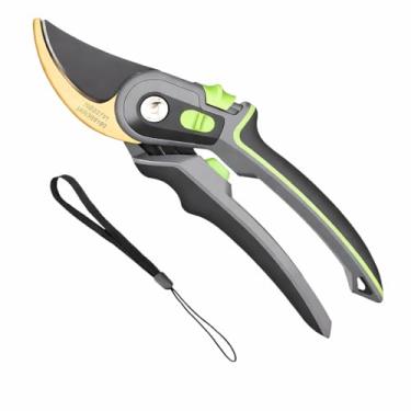 Imagem de Tesoura para Poda de Jardinagem com Lâmina em Aço Inox Titânio SK5 Afiada – Cabo Emborrachado Ergônomico – Tesoura de Poda Ideal para Podar Roseiras, Galhos, Flores e Jardim