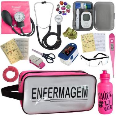 Imagem de Kit De Enfermagem Completo Medidor Glicose Aparelho Pressao - P.A. MED