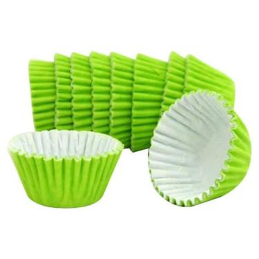 Imagem de Forminha de papel n6 com 100 unidades bax , Verde limão