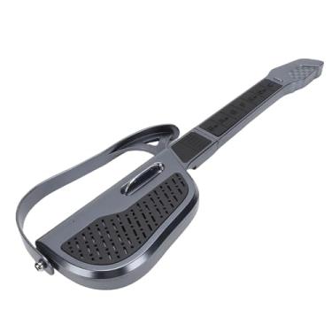 Imagem de Zhjvihx Guitarra Infantil, Ajuste Automático Inteligente de Tom, Instrumento Musical de Guitarra Dobrável Sem Cordas para Iniciantes, Com Tecnologia de Afinação Inteligente Integrada (Preta)