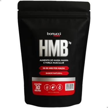 Imagem de HMB 3g Suplemento Alimentar em Pó Puro Alta Concentração com 30 Sachês Individuais HMB Cálcio para Praticantes de Atividade Física, Suporte à Preservação Muscular e Recuperação Pós-Treino