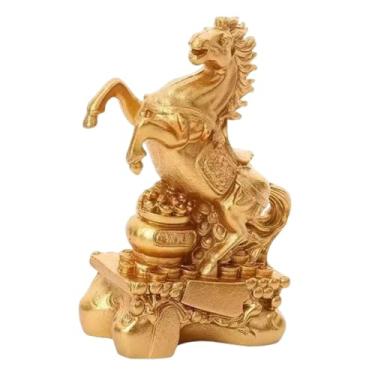 Imagem de WeiLaiKeQi Estátua de Cavalo para Mesa, Coleção Moderna, Estatueta Decorativa, Escultura de Animal para Quarto, Sala de Estar, Escritório em Casa