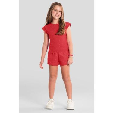 Imagem de Blusa infantil menina em cotton com brilho Brandili