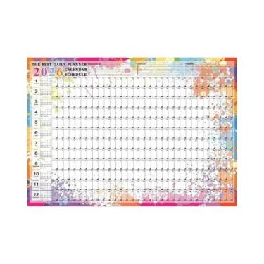 Imagem de Calendário Grande Kawaii 2026, Planejador Reutilizável De Múltiplos Me