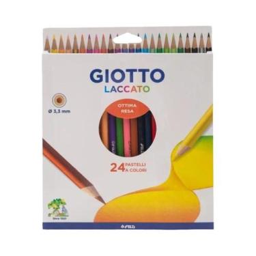 Imagem de Lápis De Cor De Madeira Kawaii 24 Peças Lápis De Arte Não Tóxicos Para