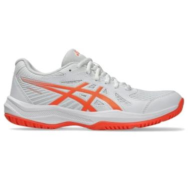Imagem de TÊNIS ASICS UPCOURT 6 (ALLCOURT) PARA TODAS AS QUADRAS FEMININO BRANCO E LARANJA VIVID (BR, Adulto, Numérico, 36)