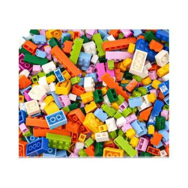 Imagem de Conjunto De Blocos De Montar DIY Coloridos Com 1000 Peças, Brinquedos 