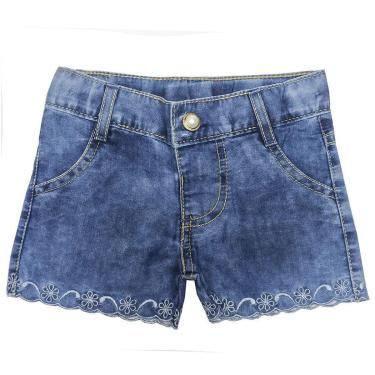 Imagem de Shorts Look Jeans c/ Barrado Jeans - 5P - UNICA-Unissex