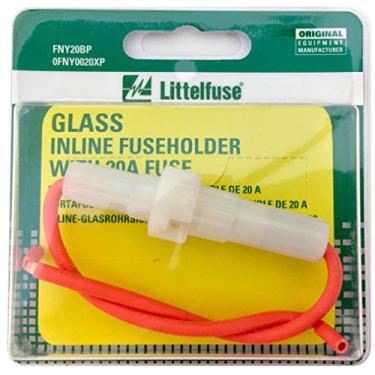 Imagem de Littelfuse Porta-fusível em linha 0FNY0020XP ACS Glass 20 Amp