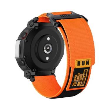 Imagem de Pulseira Tática De Nylon Para Huami Amazfit T-rex 2 3, Faixa Ultra Elá