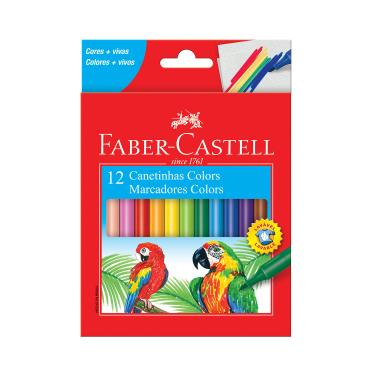 Imagem de Hidrocor Faber-Castell Regular com 12 Cores
