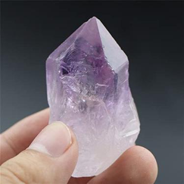 Imagem de Presente de ametista natural 1 peça com cristais de Reiki para decoração de casa, jardim, quarto, decoração, pedras preciosas, cristal de bruxaria, como presente