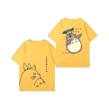 Imagem de Camiseta Infantil De Algodão Com Estampa Do Anime Totoro De Hayao Miya