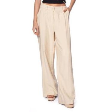 Imagem de Calça Feminina The Style Box Pantalona Creme-Feminino