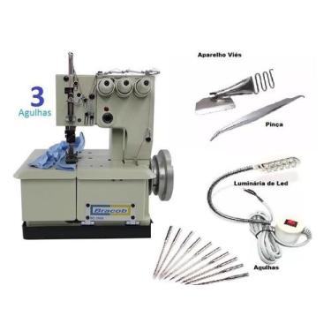 Imagem de Galoneira, Colarete,  3 Agulhas Bracob  + Kit Acessórios, 110V