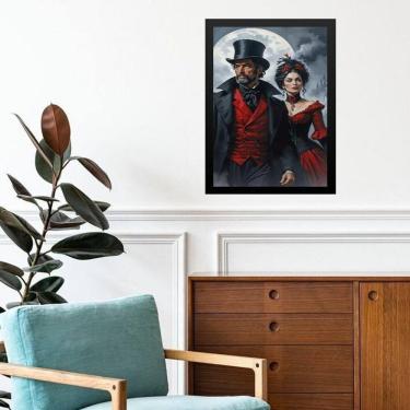 Imagem de Quadro Exú E Pombagira 7 Encruzilhadas 24X18Cm