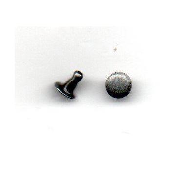 Imagem de Kit c/ 100 peças de Rebite Ferro 1/2 - Artesanato &amp Co., Ouro Velho