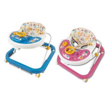 Imagem de Kit 2 Andador Antiqueda Bebê Infantil Ergonômico Sonoro Menino Menina 