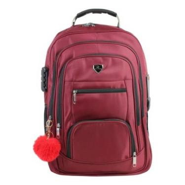 Imagem de Mochila Escolar Feminina Confortável Alças Acolchoadas Compartimentos 