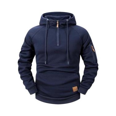 Imagem de Moletom Masculino De Outono Inverno Casual Esportivo Retrô Harajuku Co