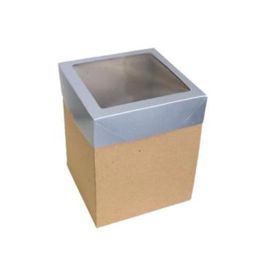 Imagem de 20 Caixas Para Panetone 500g 15x15x18cm - Kaiambá Artefatos de Papéis 