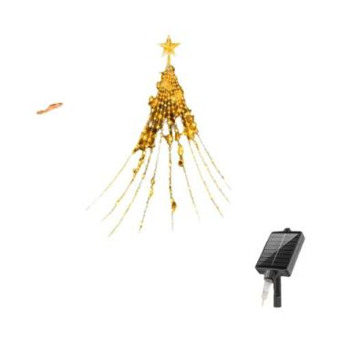 Imagem de Luzes De Cordão Solares Para Exterior 2/3M, Luzes De Natal Em Cascata,