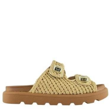 Imagem de Tamanco Vizzano Feminino Trançado Palha Fechado por Velcro-Feminino