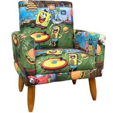 Imagem de Poltrona Infantil Decorativa Confortável Para Quarto Sala de Brincar M