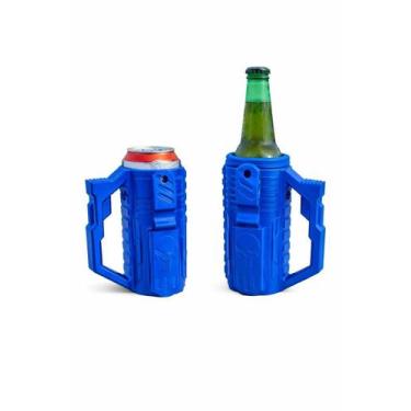 Imagem de Copo Térmico Caneca Porta Garrafa e Lata com Abridor Long Neck e Lata 