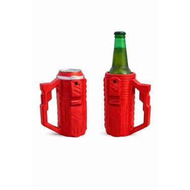 Imagem de Copo Térmico Caneca Porta Garrafa e Lata com Abridor Long Neck e Lata 