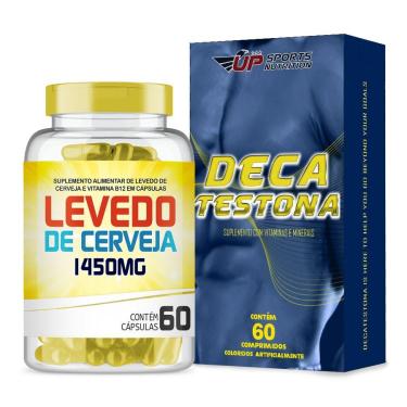 Imagem de Levedo de Cerveja 1450mg 60 cápsulas + Deca Testona com 60